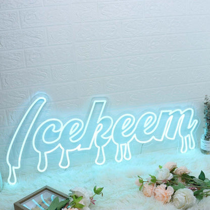 Icekeem Blue Led Neon Sign - Shineneon