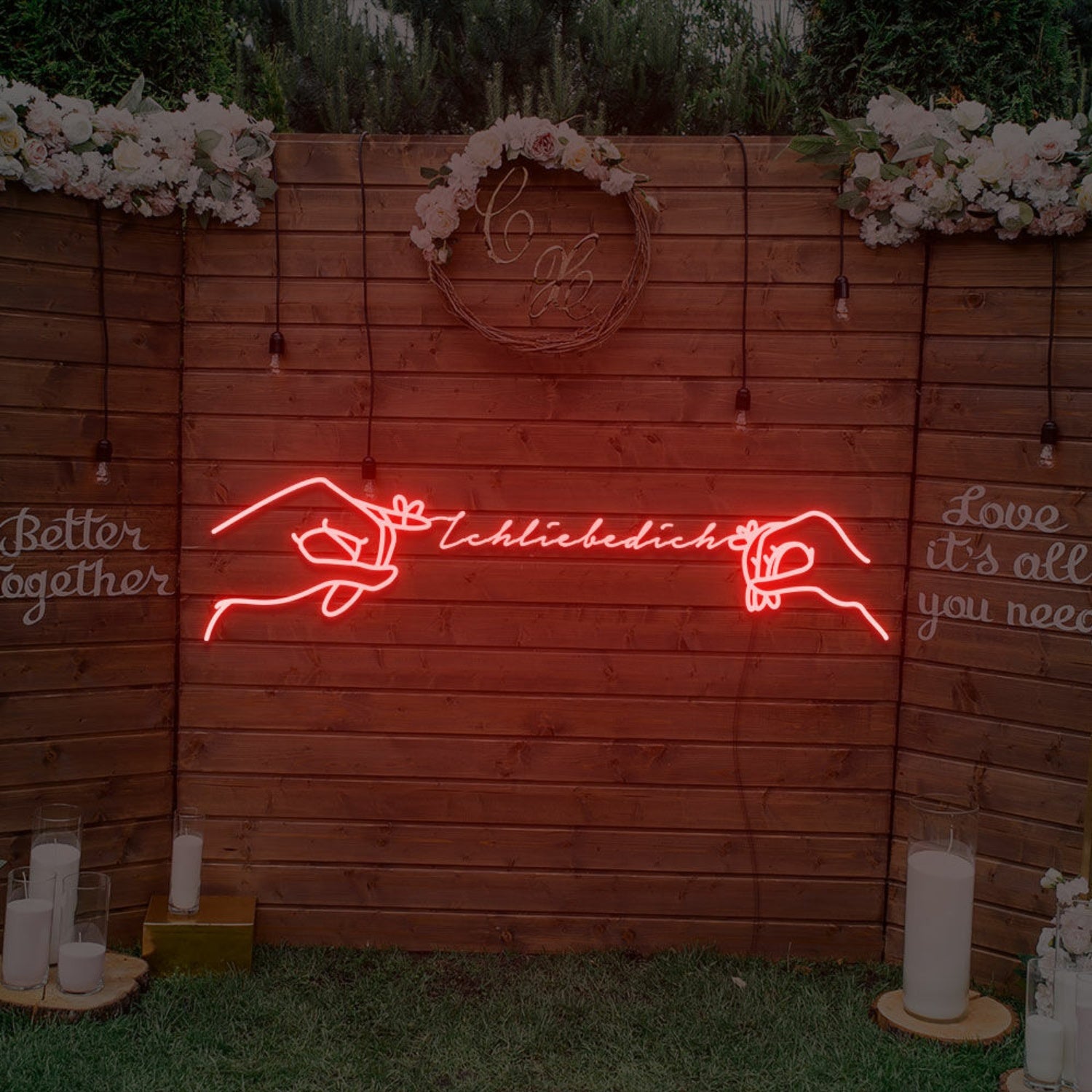 Ich Liebe Dich Connect Neon Sign | Shineneon