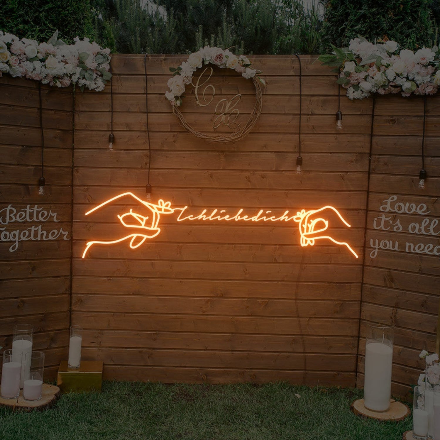 Ich Liebe Dich Connect Neon Sign | Shineneon
