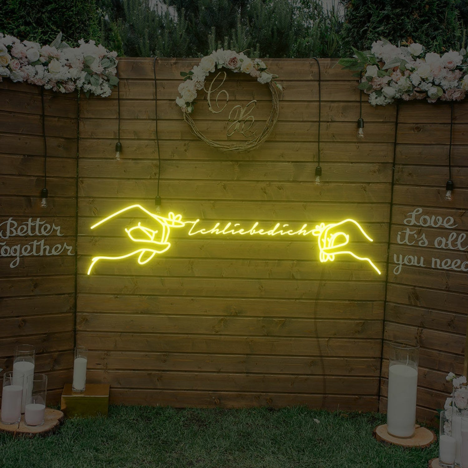 Ich Liebe Dich Connect Neon Sign | Shineneon