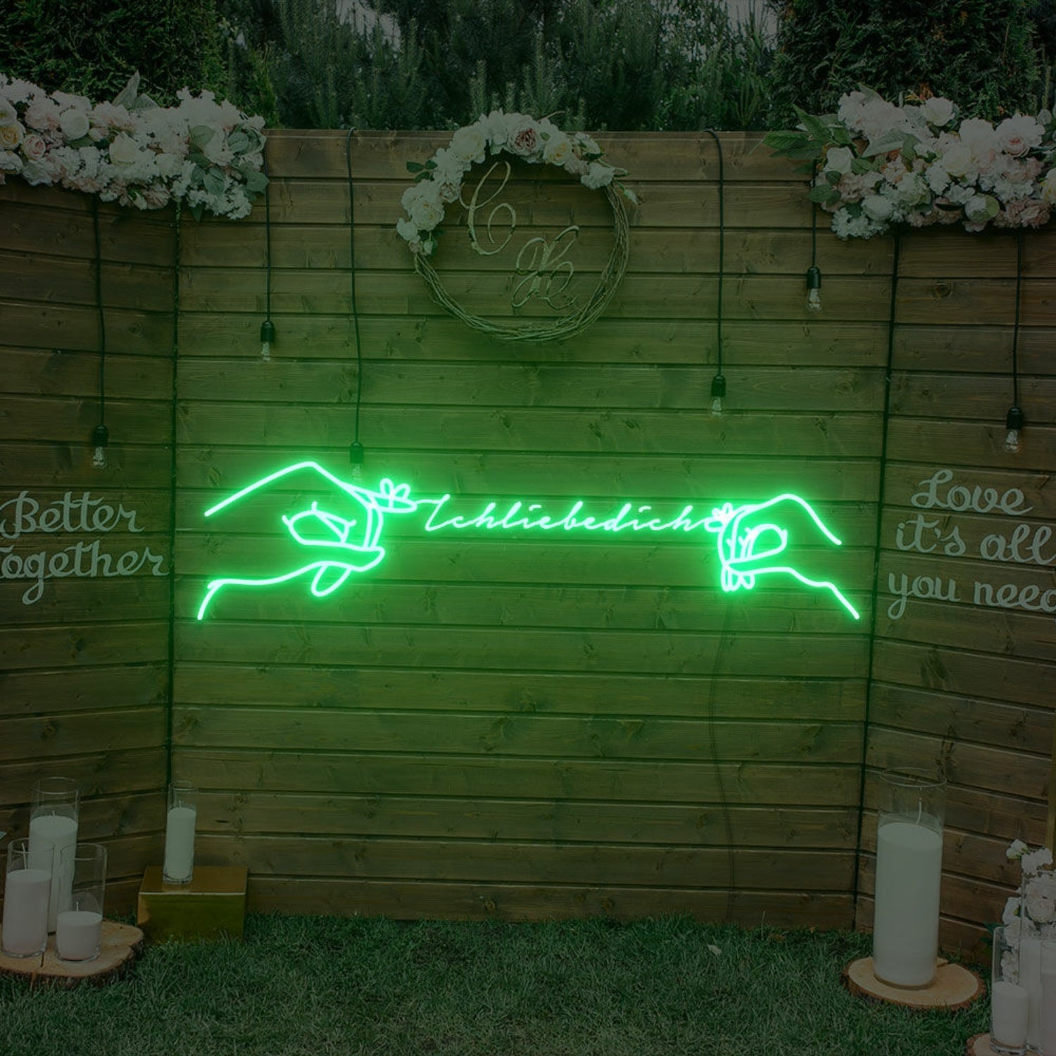 Ich Liebe Dich Connect Neon Sign | Shineneon