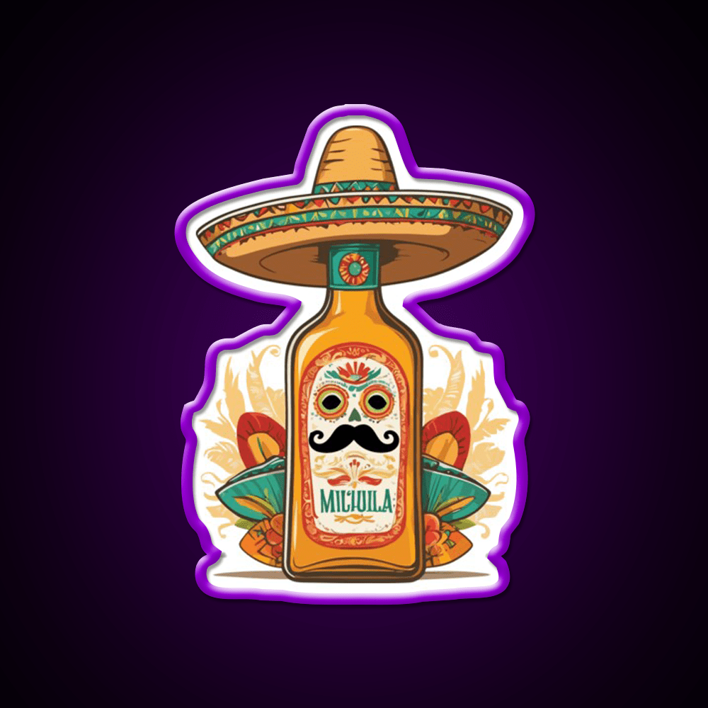 Iconic Mexico Drink Celebrate Cinco De Mayo Party Drink Tequila Led Neon Sign Rgb Color - Shineneon