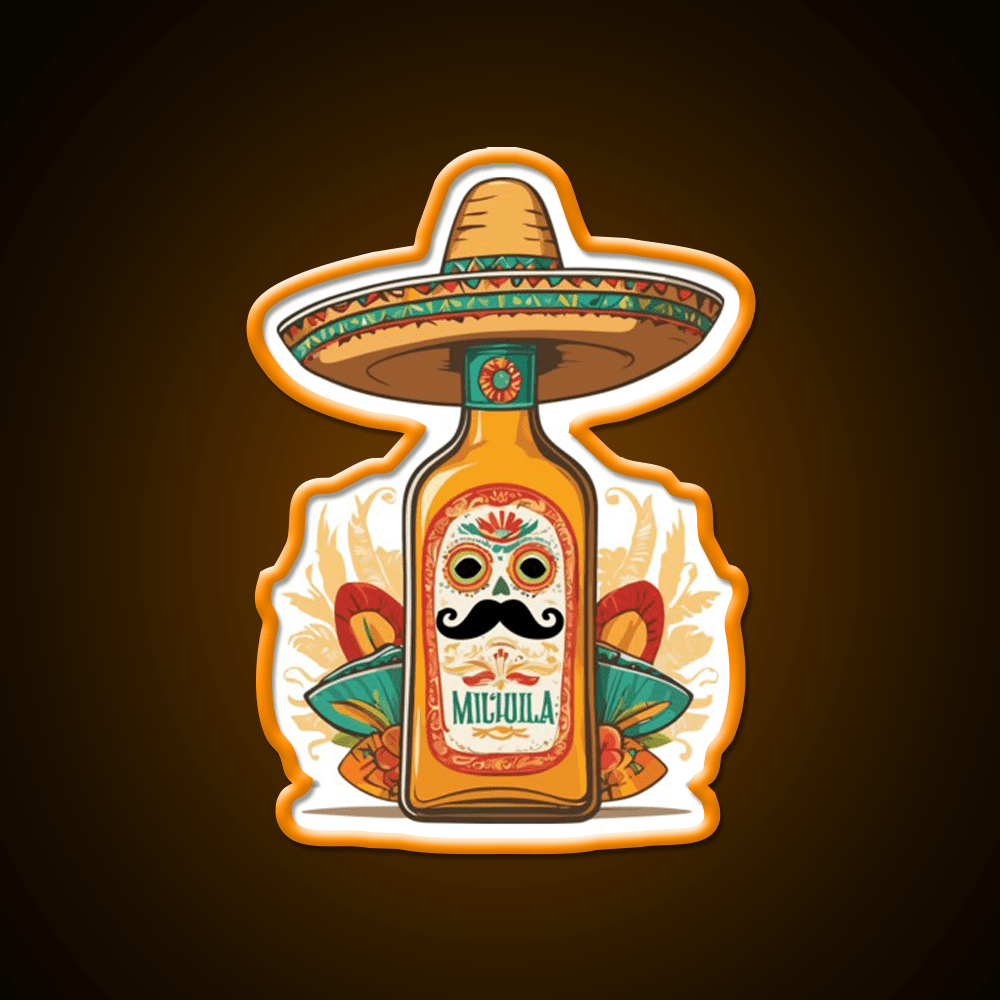 Iconic Mexico Drink Celebrate Cinco De Mayo Party Drink Tequila Led Neon Sign Rgb Color - Shineneon