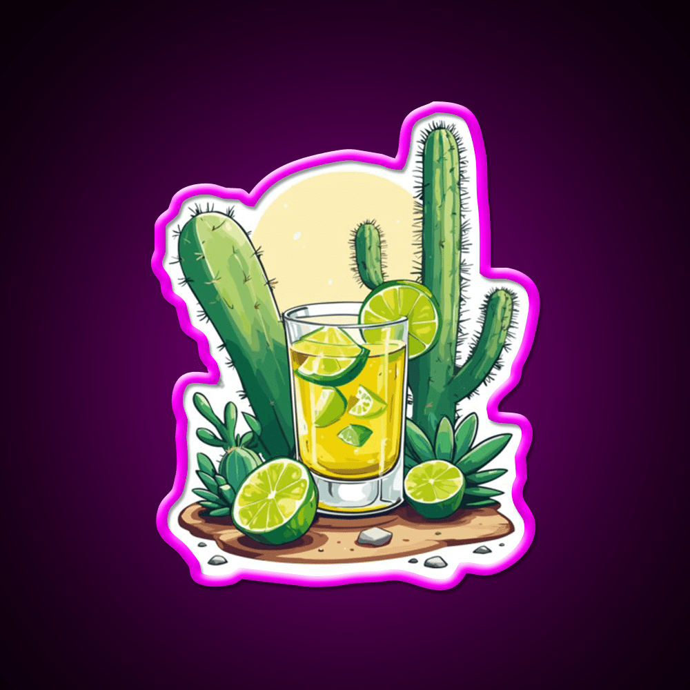 Iconic Mexico Drink Celebration Funny Party Drink Tequila Led Neon Sign Rgb Color - Shineneon