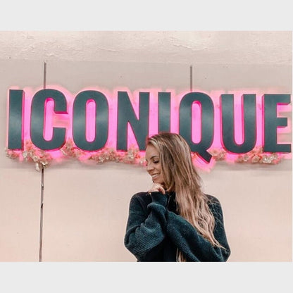Iconique 3D Backlit Channel Letters Led Light Sign - Shineneon