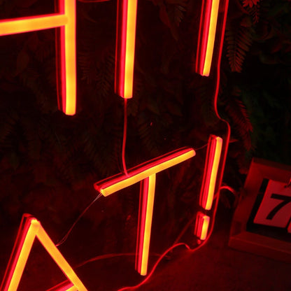 Id Hit That Orange Led Neon Sign - Shineneon