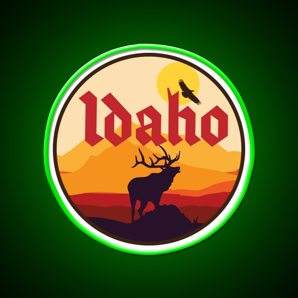 Idaho Elk Beer Bar Decor Led Neon Sign Rgb Color - LED neon sign view 8
