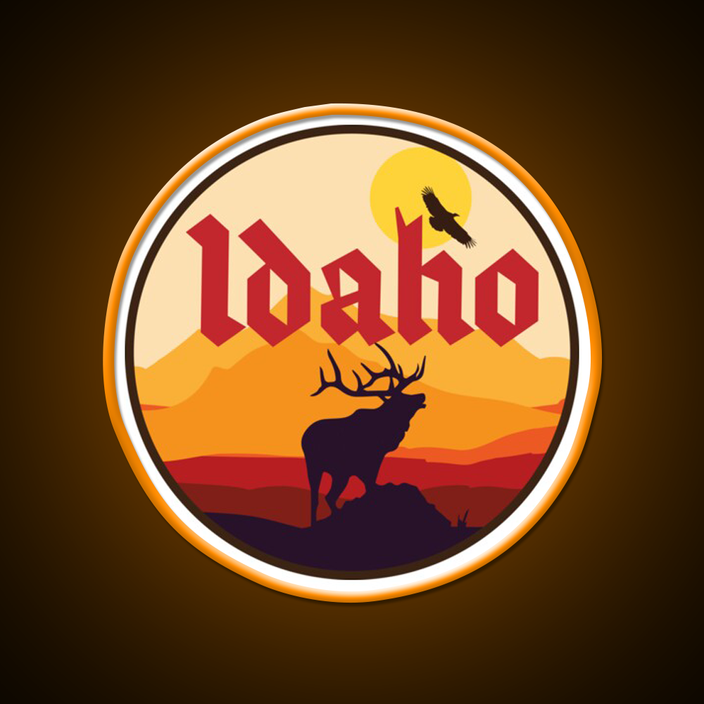 Idaho Elk Beer Bar Decor Led Neon Sign Rgb Color - LED neon sign view 6