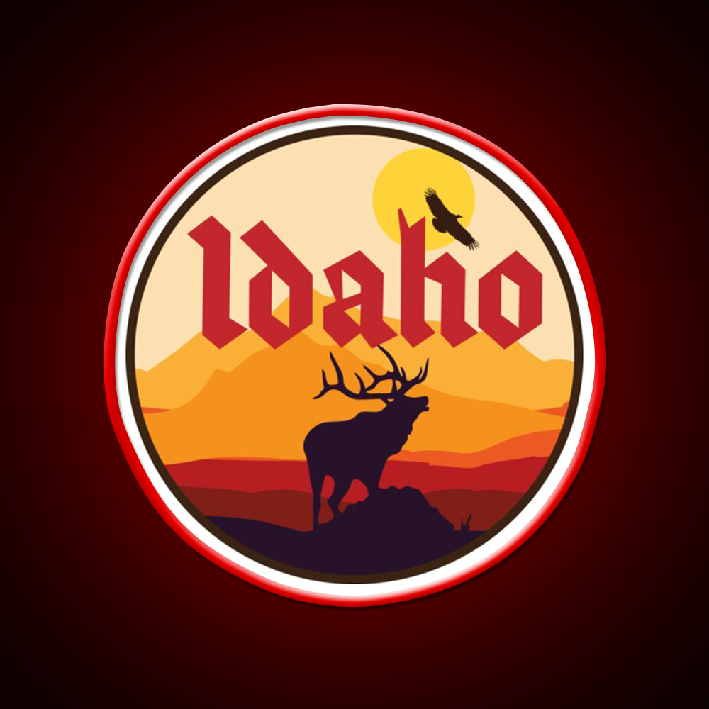 Idaho Elk Beer Bar Decor Led Neon Sign Rgb Color - LED neon sign view 10