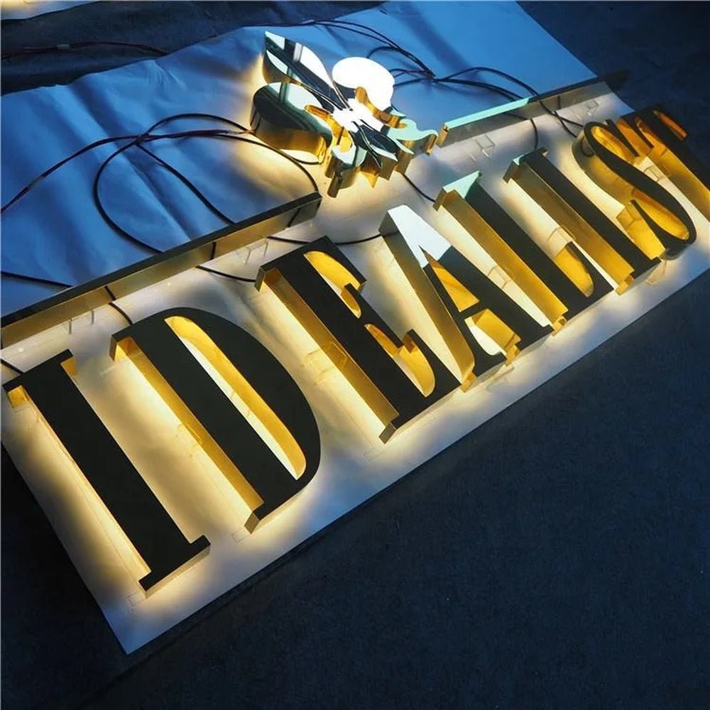 Idealist 3D Backlit Channel Letters Led Light Sign - Shineneon
