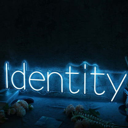Identity Blue Led Neon Sign - Shineneon