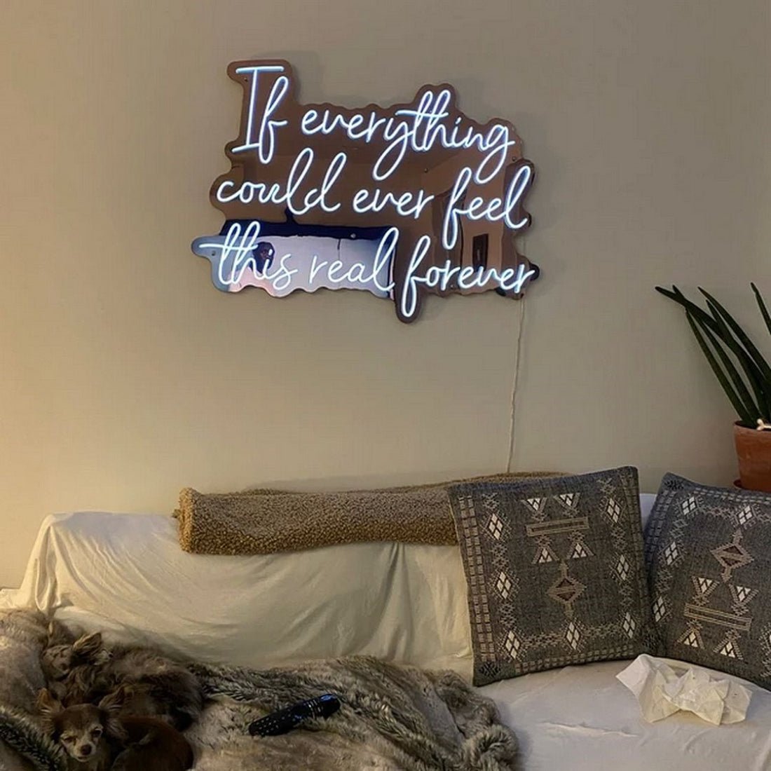 If Everything Could Ever Feel This Real Forever Led Sign Business Neon Sign - Shineneon