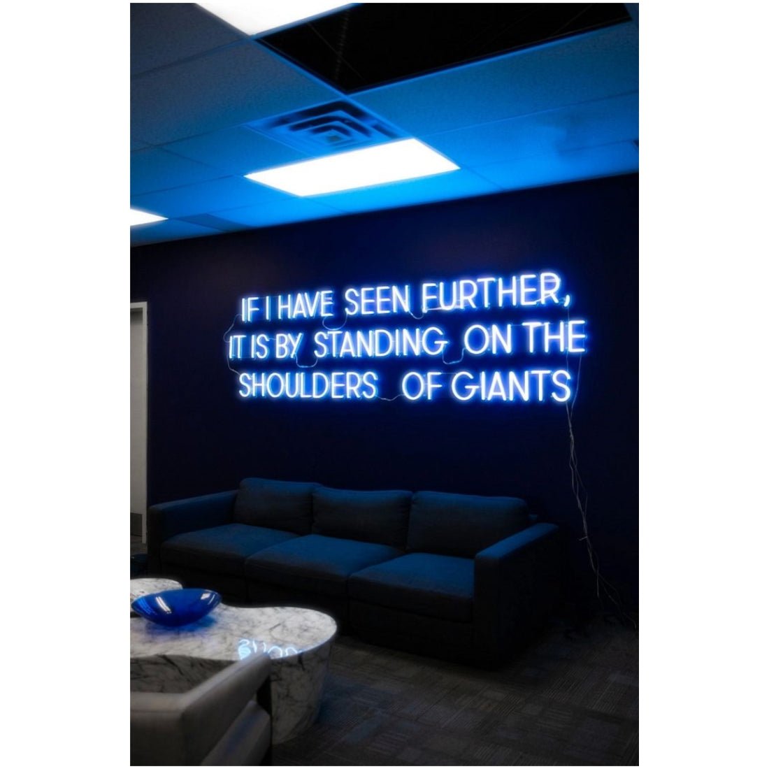 If I Have Seen Further It Is By Standing On The Shoulders Of Giants Led Sign Business Neon Sign - Shineneon