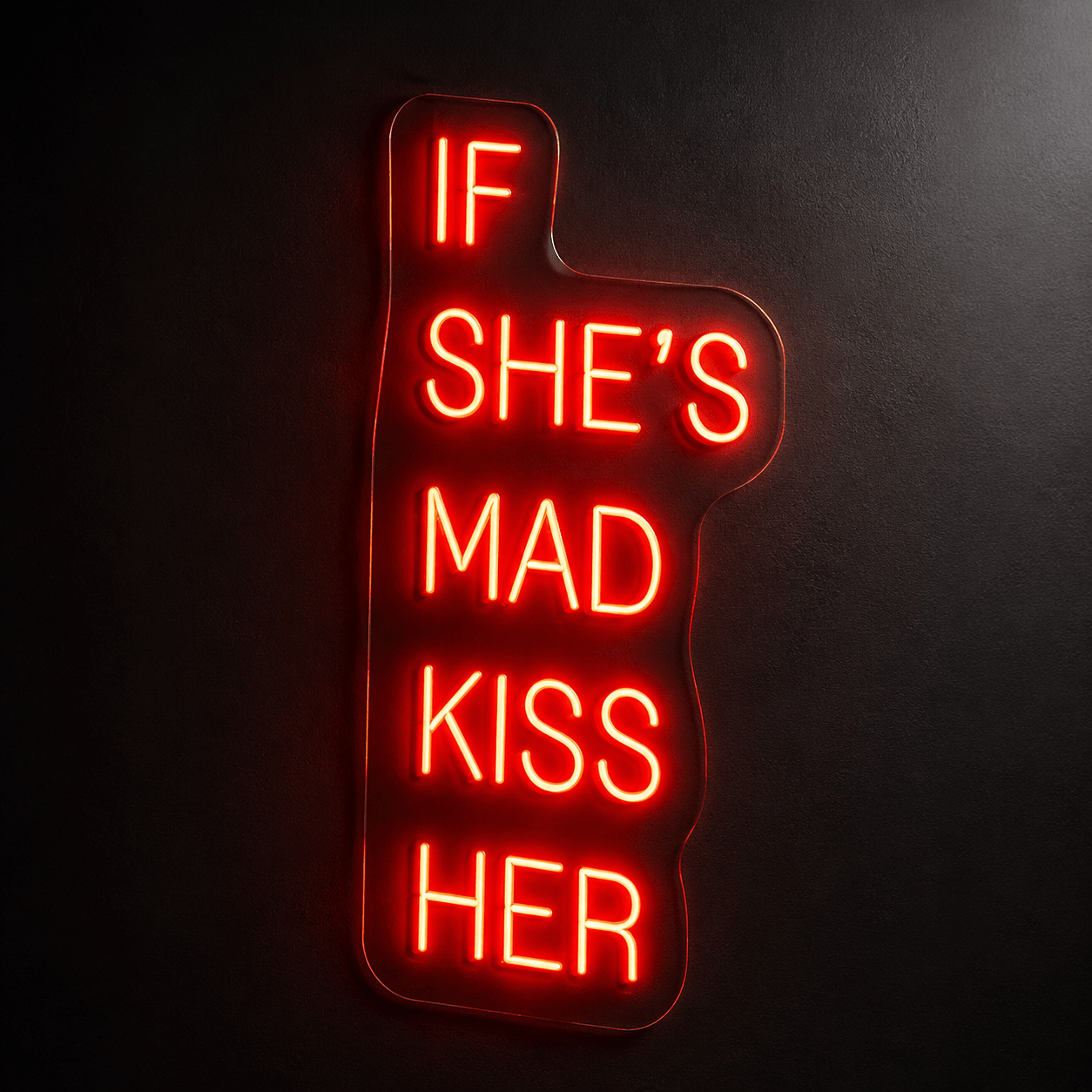 If She S Mad Kiss Her LED Neon Sign - Shineneon