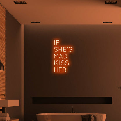If Shes Mad Kiss Her Neon Advice For Lovers | Shineneon