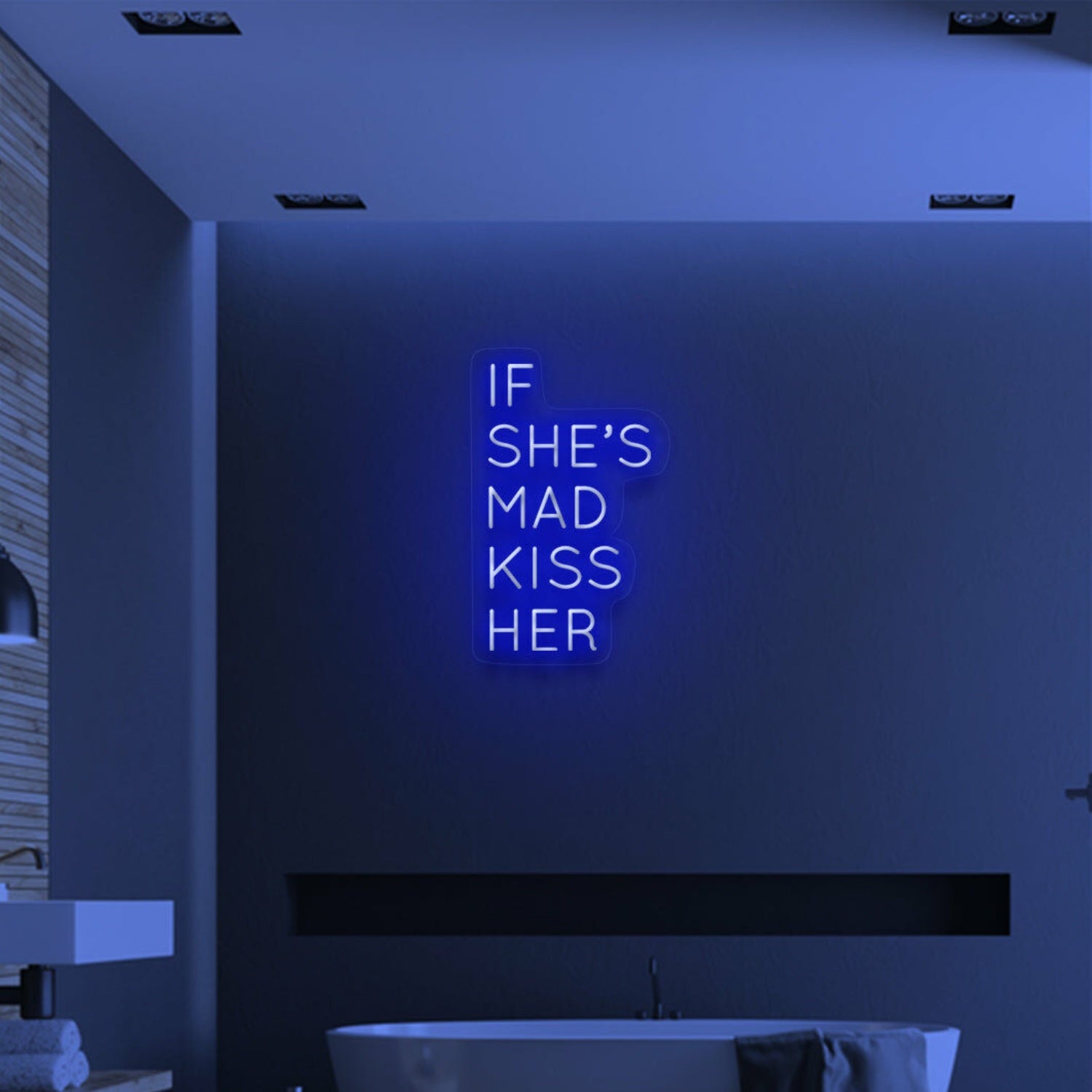 If Shes Mad Kiss Her Neon Advice For Lovers | Shineneon