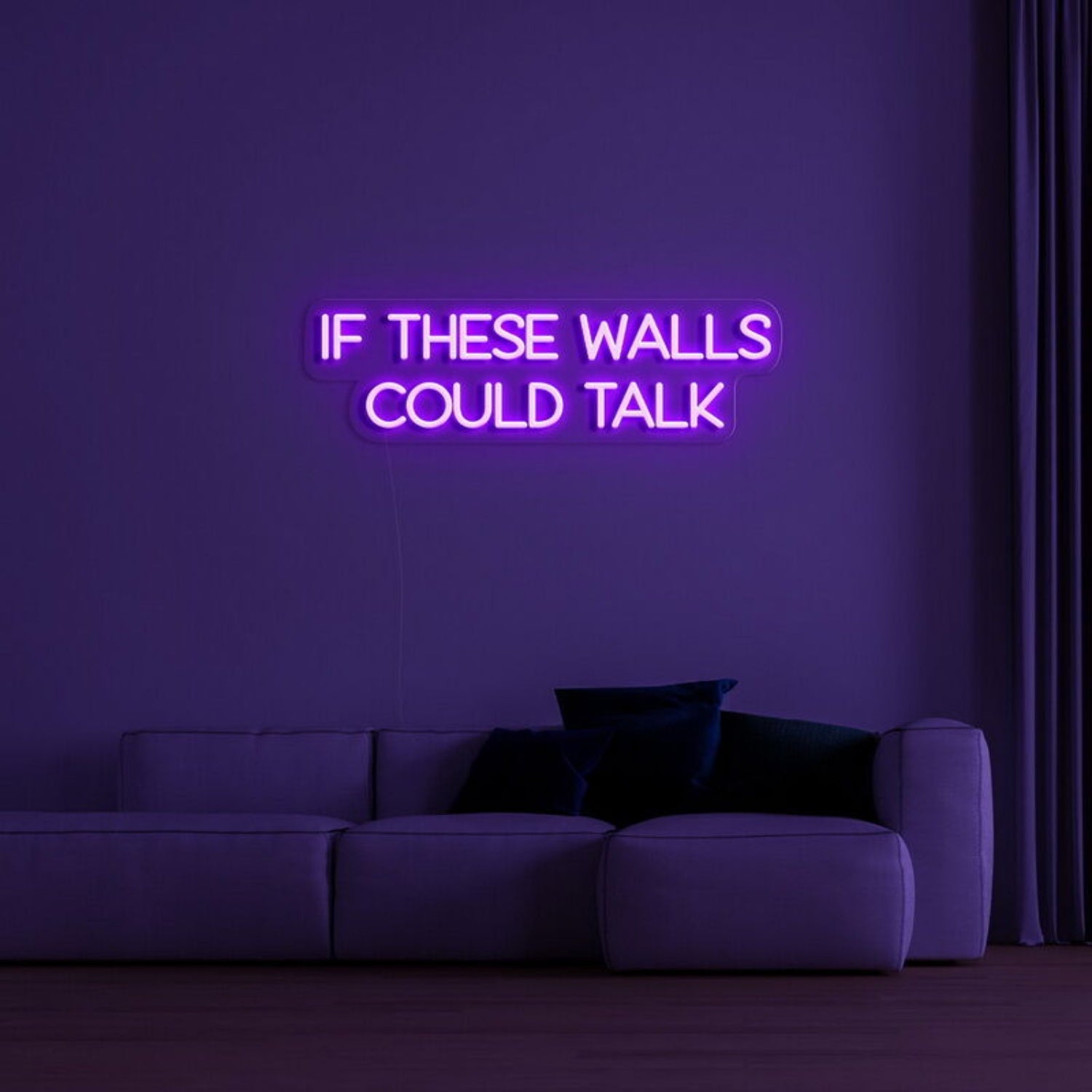 If These Walls Could Talk Led Neon Sign Fand Fun Decor | Shineneon