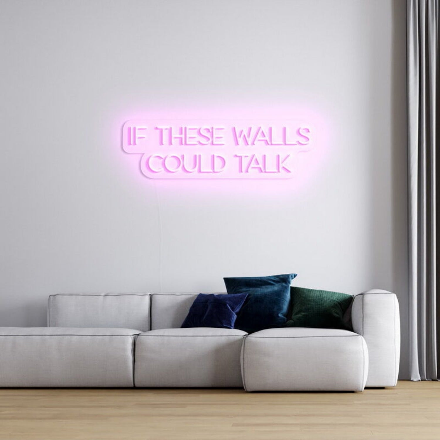 If These Walls Could Talk Led Neon Sign Fand Fun Decor - Shineneon