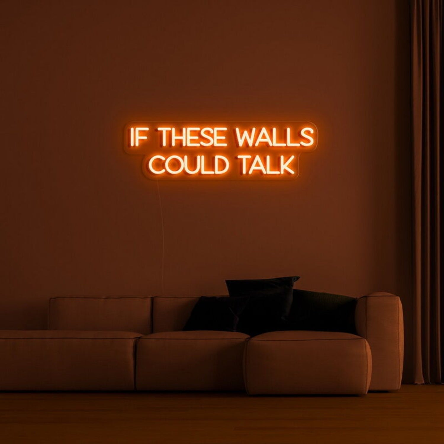 If These Walls Could Talk Led Neon Sign Fand Fun Decor - Shineneon