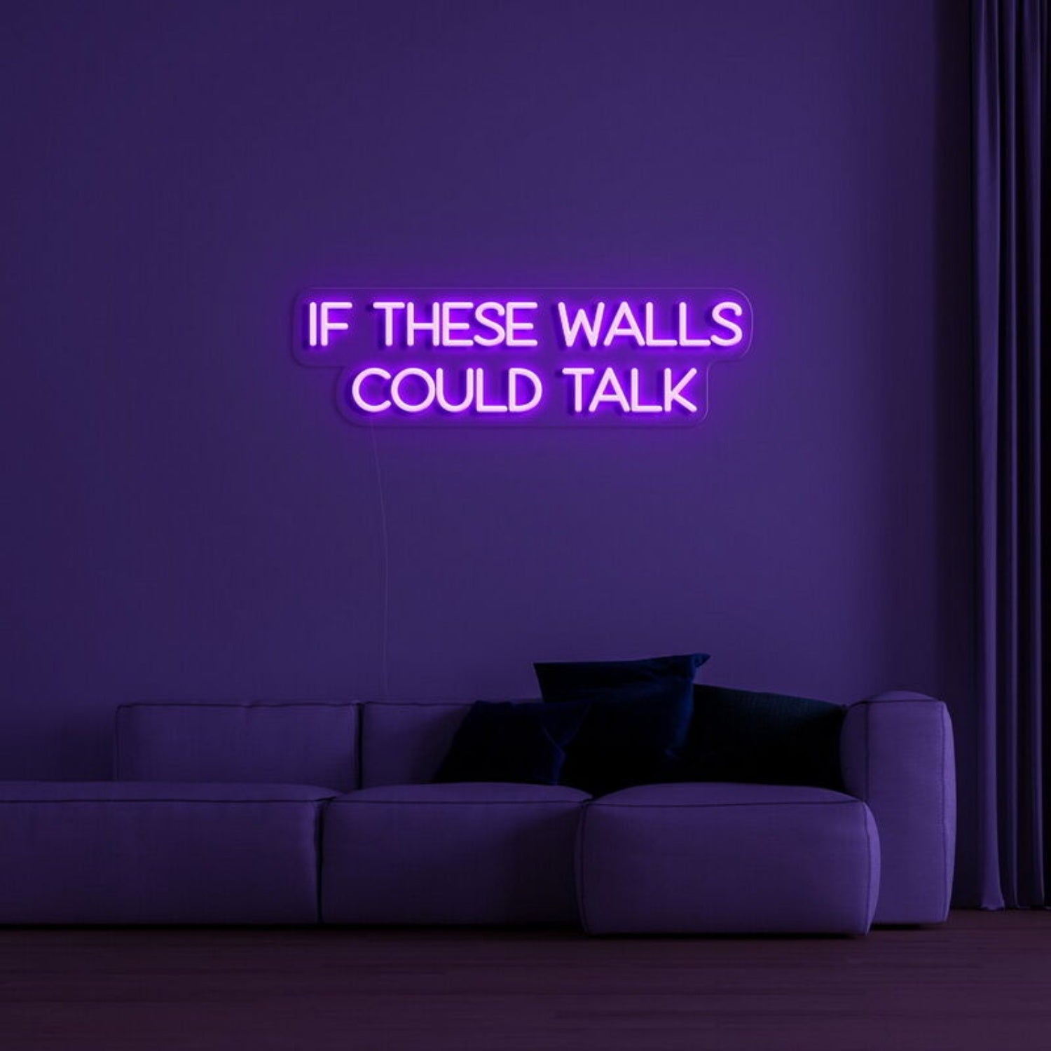 If These Walls Could Talk Led Neon Sign Fand Fun Decor - Shineneon