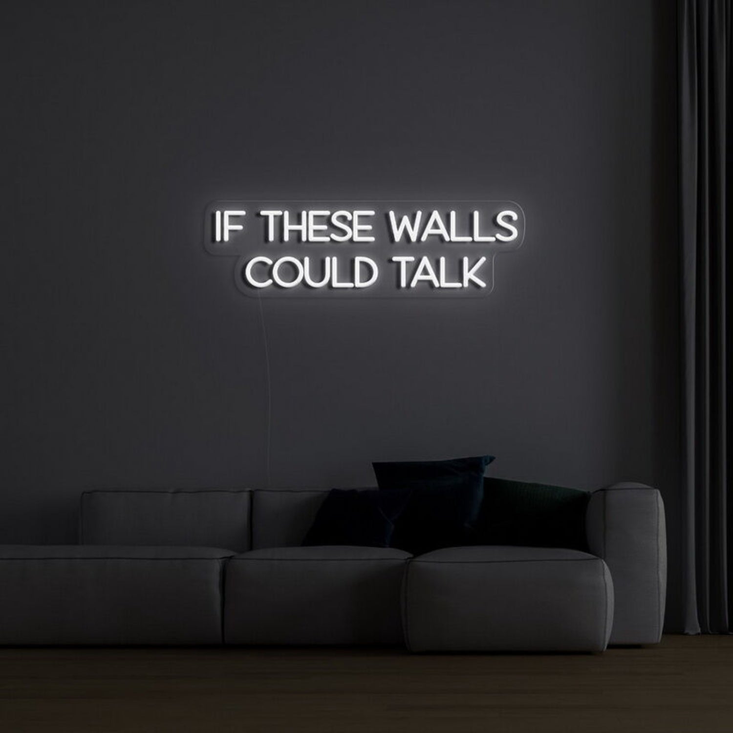 If These Walls Could Talk Led Neon Sign Fand Fun Decor - Shineneon
