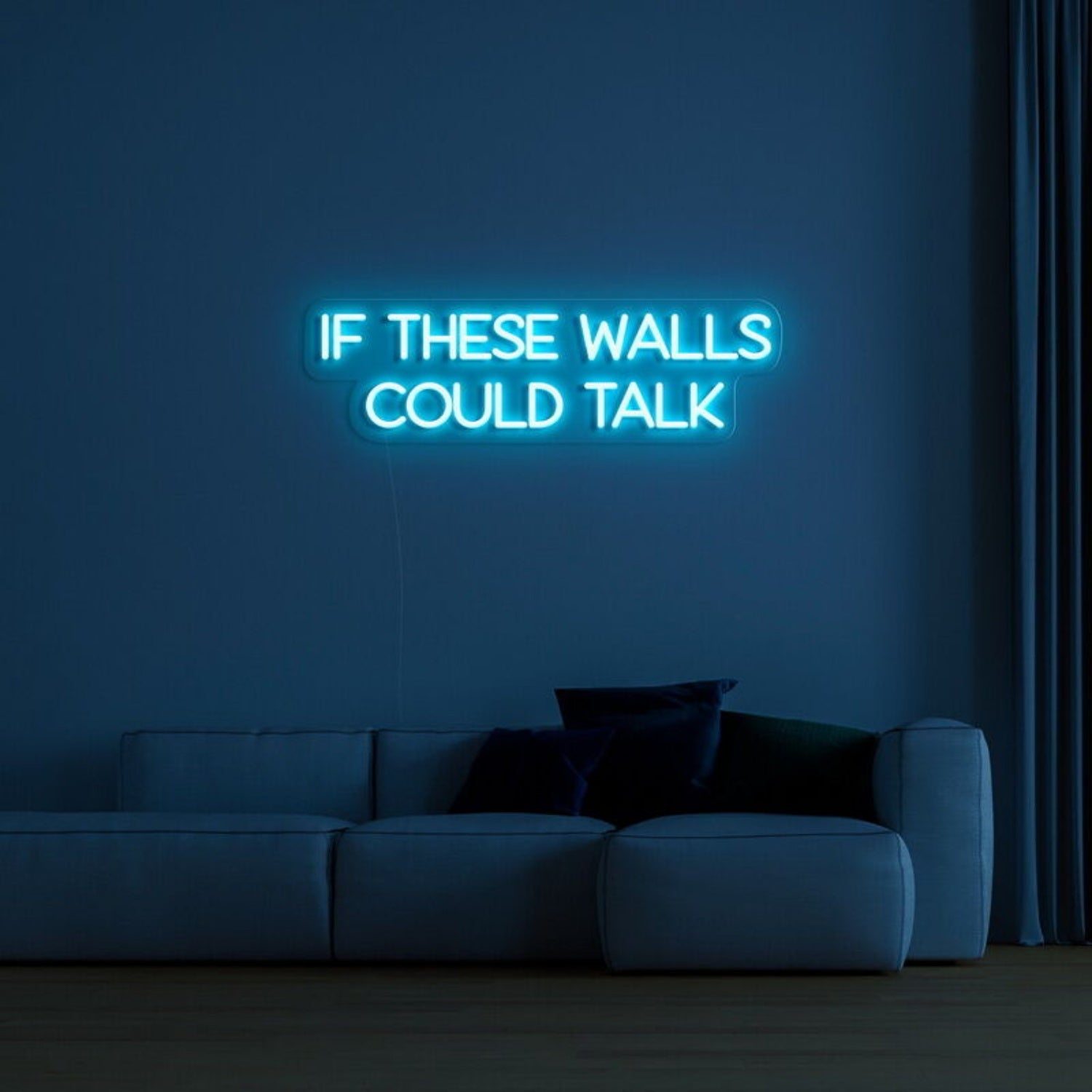 If These Walls Could Talk Led Neon Sign Fand Fun Decor - Shineneon