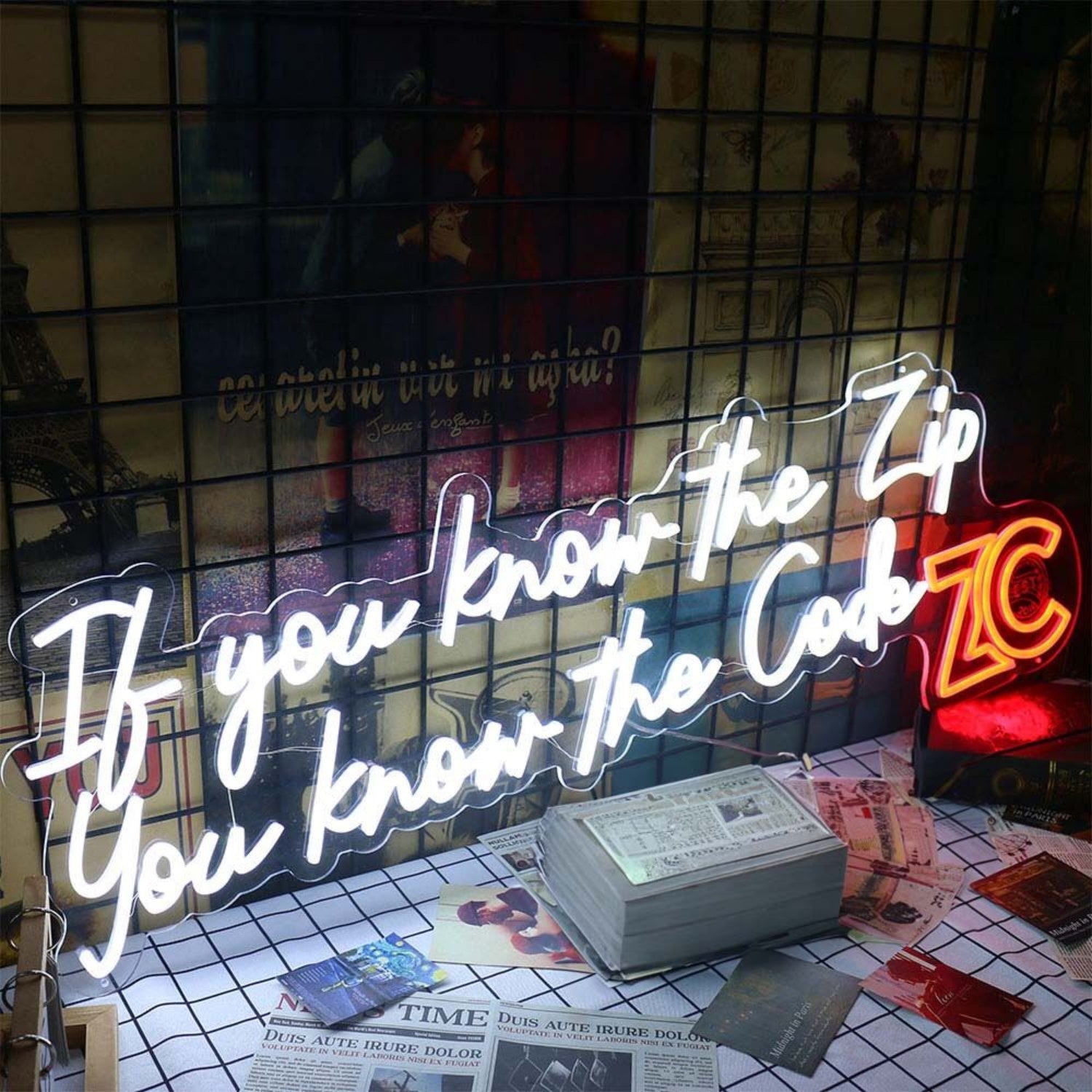 If You Know The Zip You Know The Code Zc Led Neon Sign | Shineneon