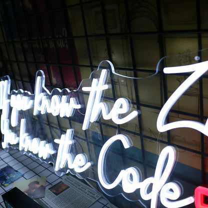 If You Know The Zip You Know The Code Zc Led Neon Sign | Shineneon