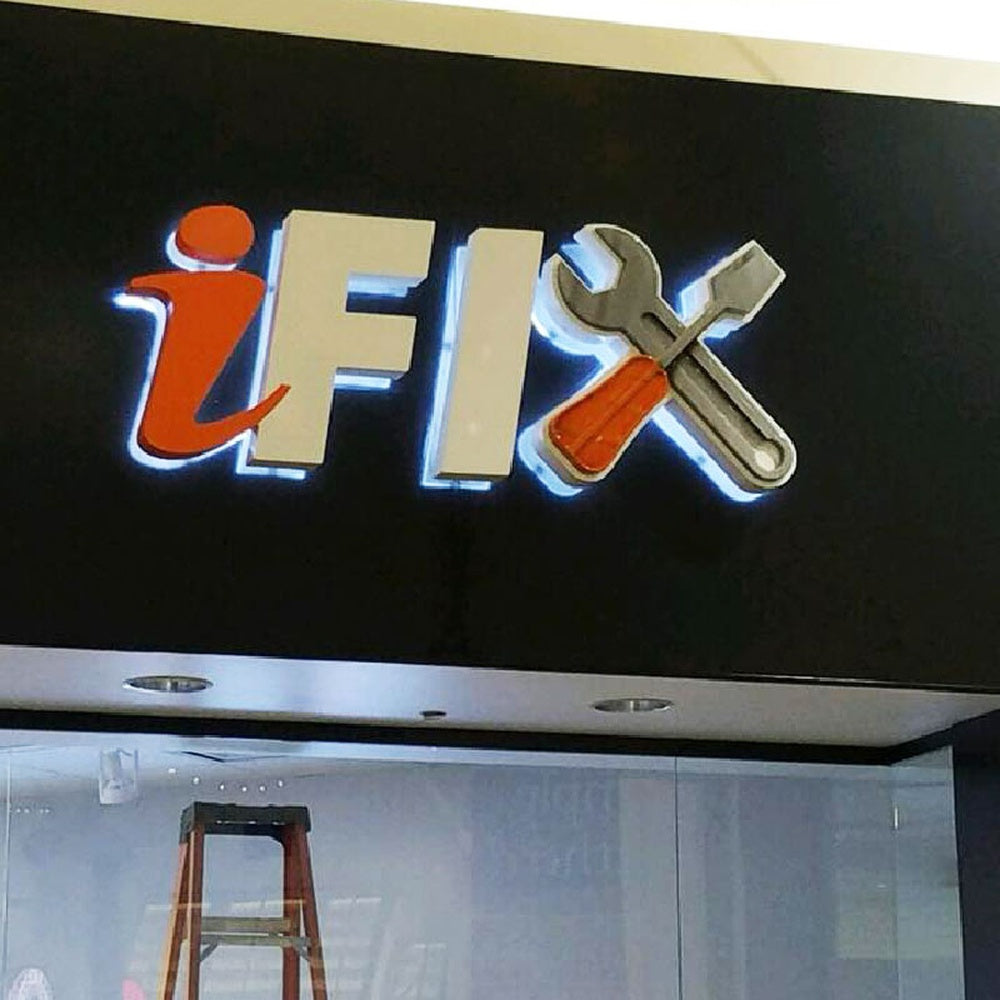 Iflx 3D Backlit Channel Letters Led Light Sign