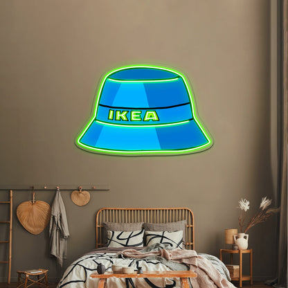 Ikea Bucket Hat Artwork Led Custom Signs - Shineneon