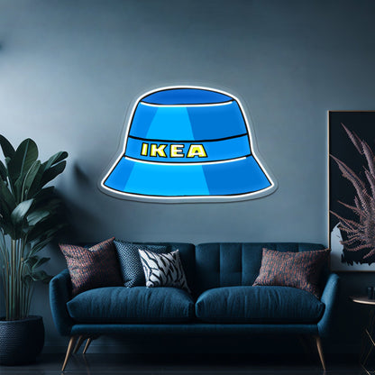 Ikea Bucket Hat Artwork Led Custom Signs - Shineneon