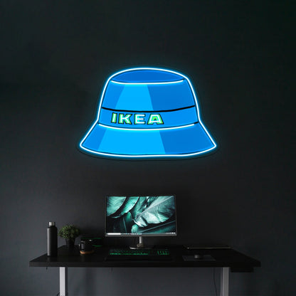 Ikea Bucket Hat Artwork Led Custom Signs - Shineneon