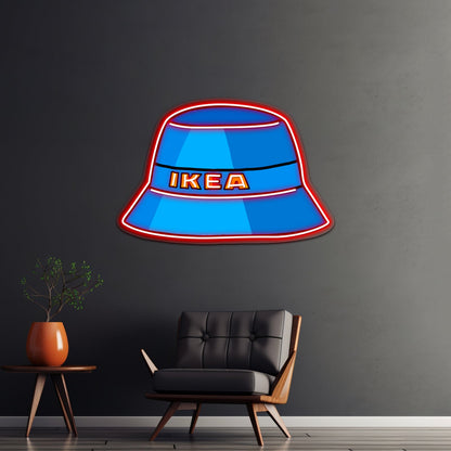 Ikea Bucket Hat Artwork Led Custom Signs - Shineneon