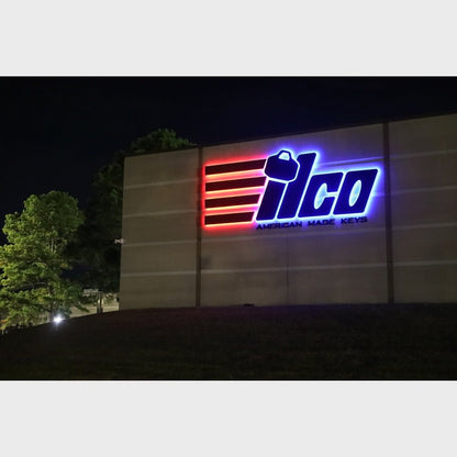 Ilco American Made Keys 3D Backlit Channel Letters Led Light Sign - Shineneon