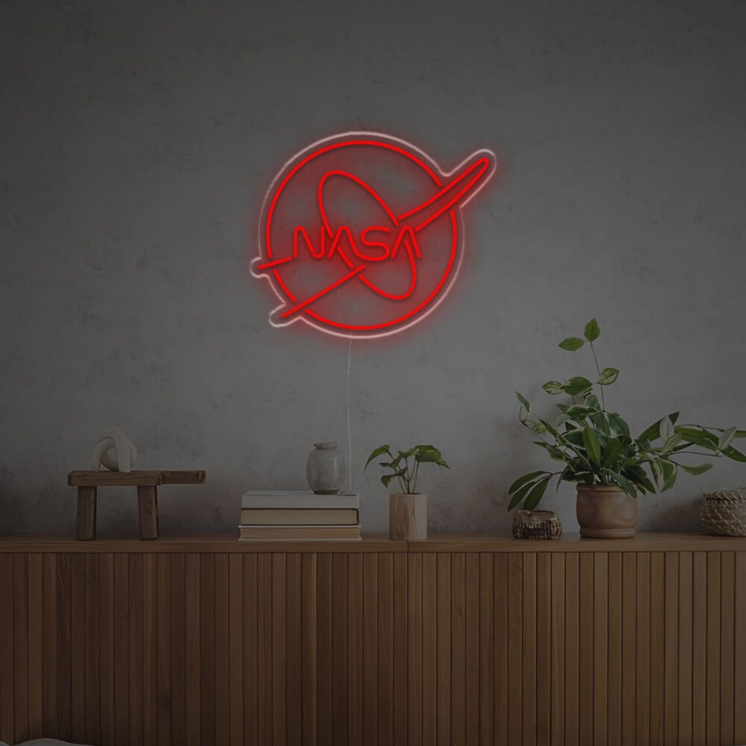 Illuminate Your Bar Nasa Logo Led Neon Sign Fa Stellar - Shineneon