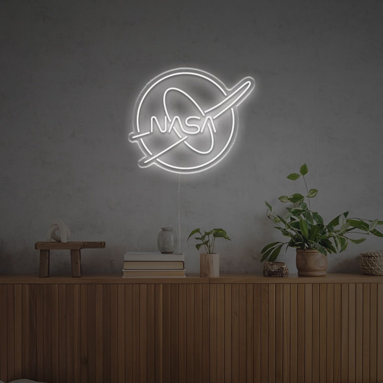Illuminate Your Bar Nasa Logo Led Neon Sign Fa Stellar - Shineneon