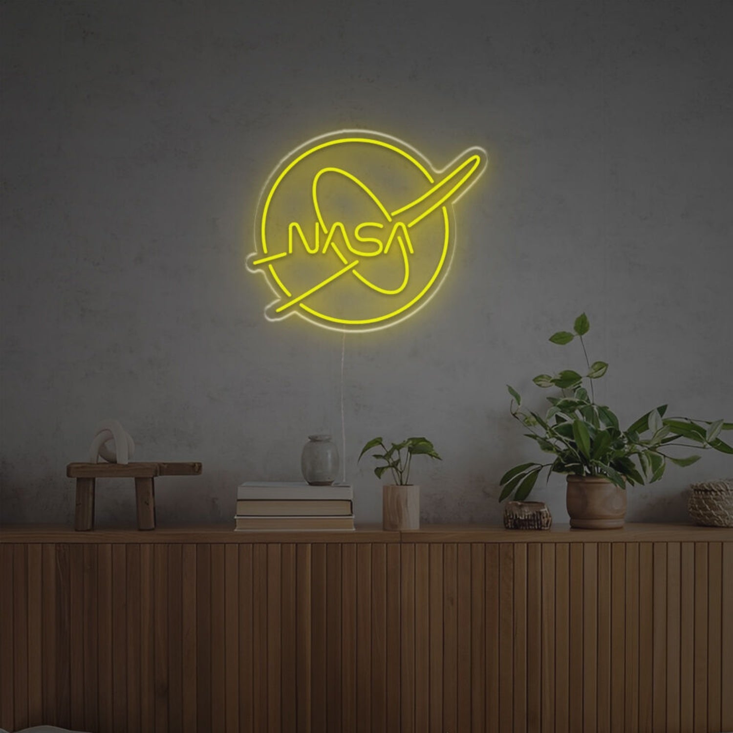 Illuminate Your Bar Nasa Logo Led Neon Sign Fa Stellar - Shineneon