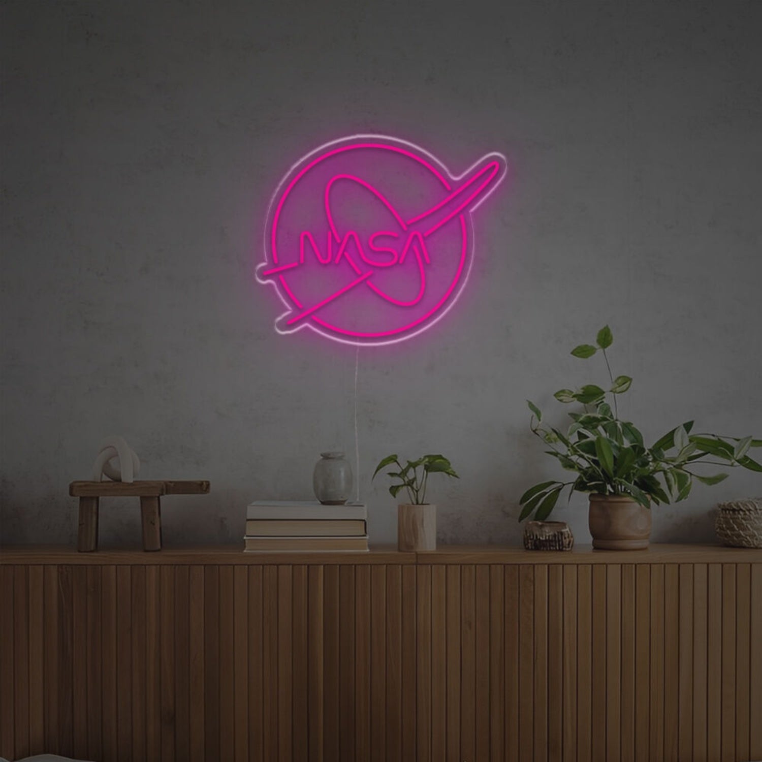 Illuminate Your Bar Nasa Logo Led Neon Sign Fa Stellar - Shineneon