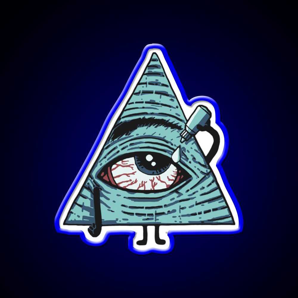 Illuminati Are Baked Hemp Inspired Green Leaf Led Neon Sign Rgb Color - LED neon sign view 5
