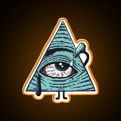 Illuminati Are Baked Hemp Inspired Green Leaf Led Neon Sign Rgb Color - Shineneon