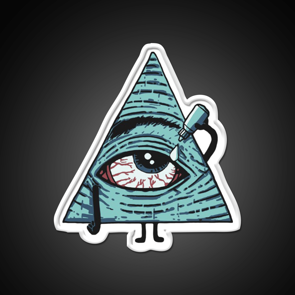 Illuminati Are Baked Hemp Inspired Green Leaf Led Neon Sign Rgb Color - Shineneon