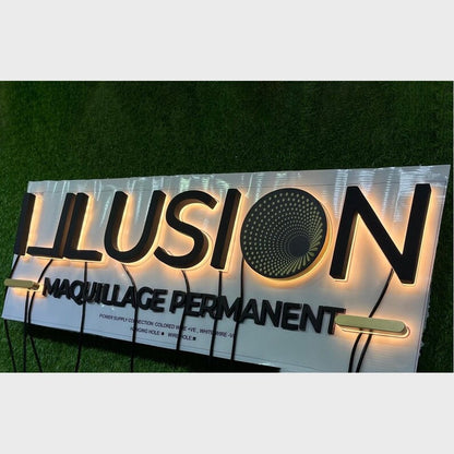 Illusion Maquillage Permanent 3D Backlit Channel Letters Led Light Sign - Shineneon