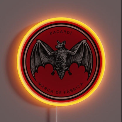 Illustration With A Soft Color Palette Bacardi Rgb Led Neon Sign - Shineneon