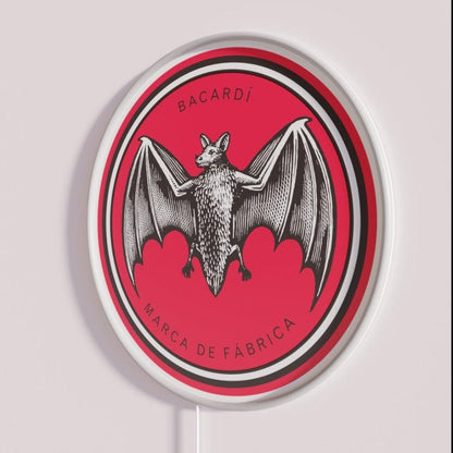 Illustration With A Soft Color Palette Bacardi Rgb Led Neon Sign - Shineneon