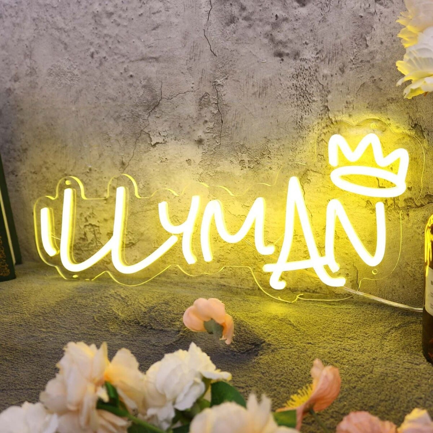 Illy Man Yellow Custom Led Neon Sign - Shineneon