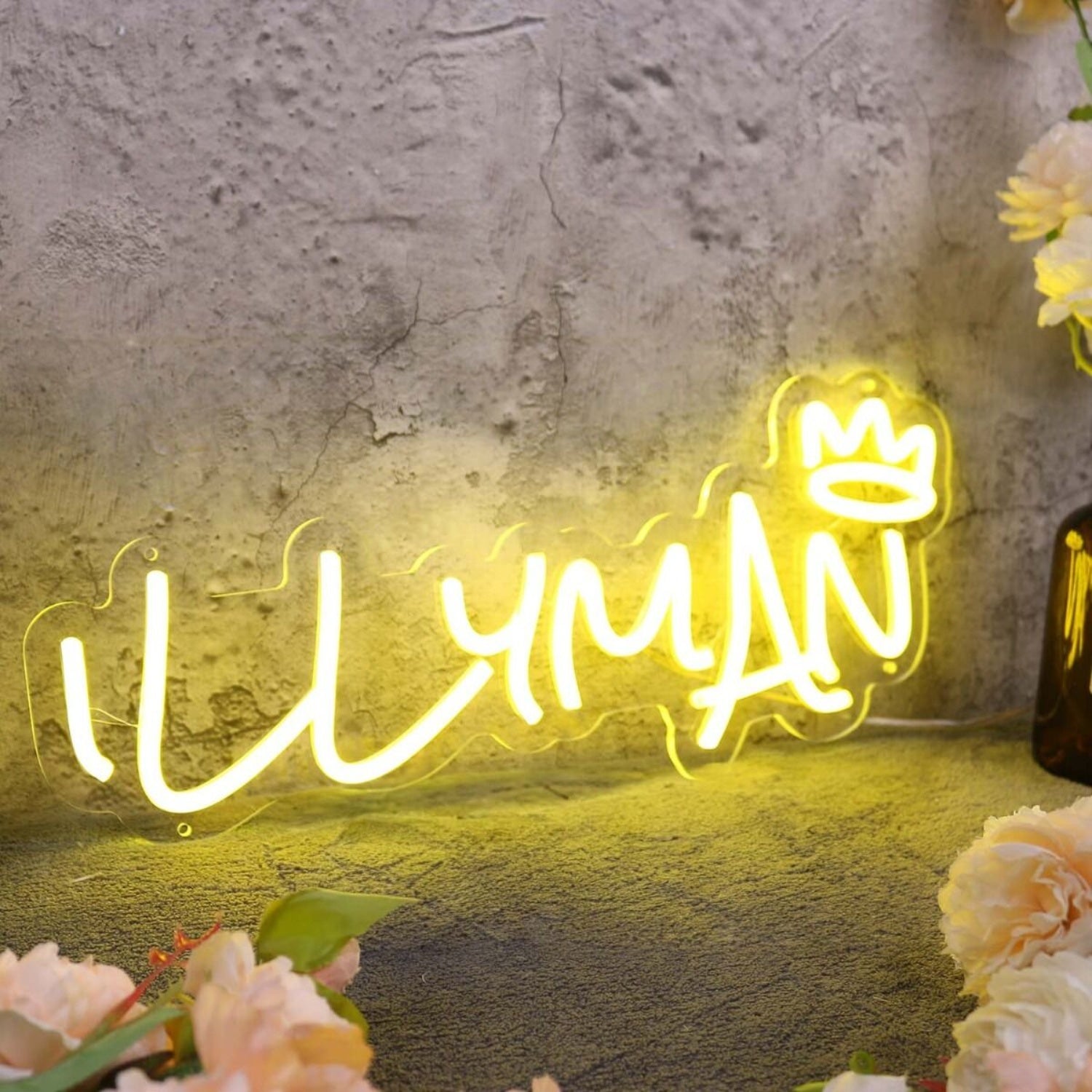 Illy Man Yellow Custom Led Neon Sign - Shineneon
