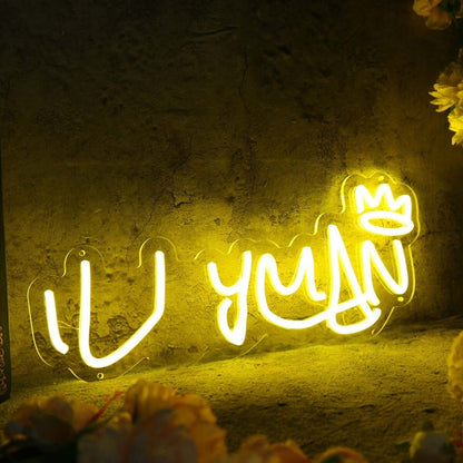 Illy Man Yellow Custom Led Neon Sign - Shineneon