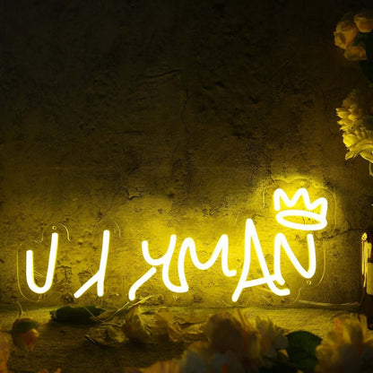 Illy Man Yellow Custom Led Neon Sign - Shineneon