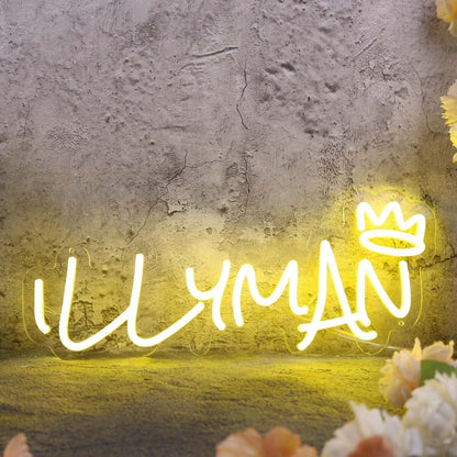 Illy Man Yellow Custom Led Neon Sign - Shineneon