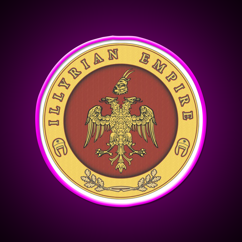 Illyrian Empire Cocktail Bar Decor Led Neon Sign Rgb Color - Neon sign mounted on wall in room